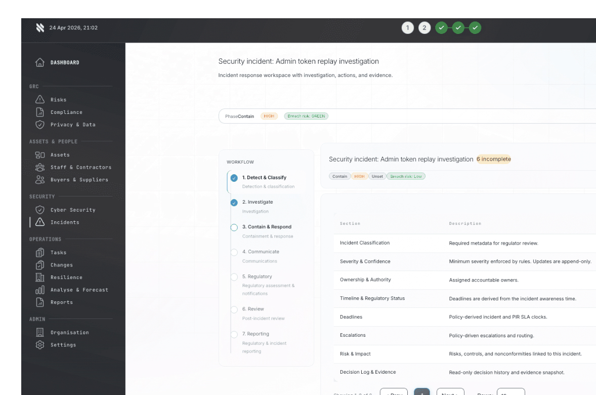 Incident Workspace