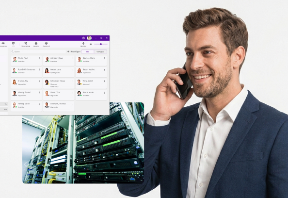 Swyx cloud PBX administration interface