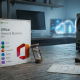 usty Office Home & Business 2021 box beside an hourglass, representing Office 2021 end of support on 13 October 2026