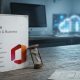 usty Office Home & Business 2021 box beside an hourglass, representing Office 2021 end of support on 13 October 2026